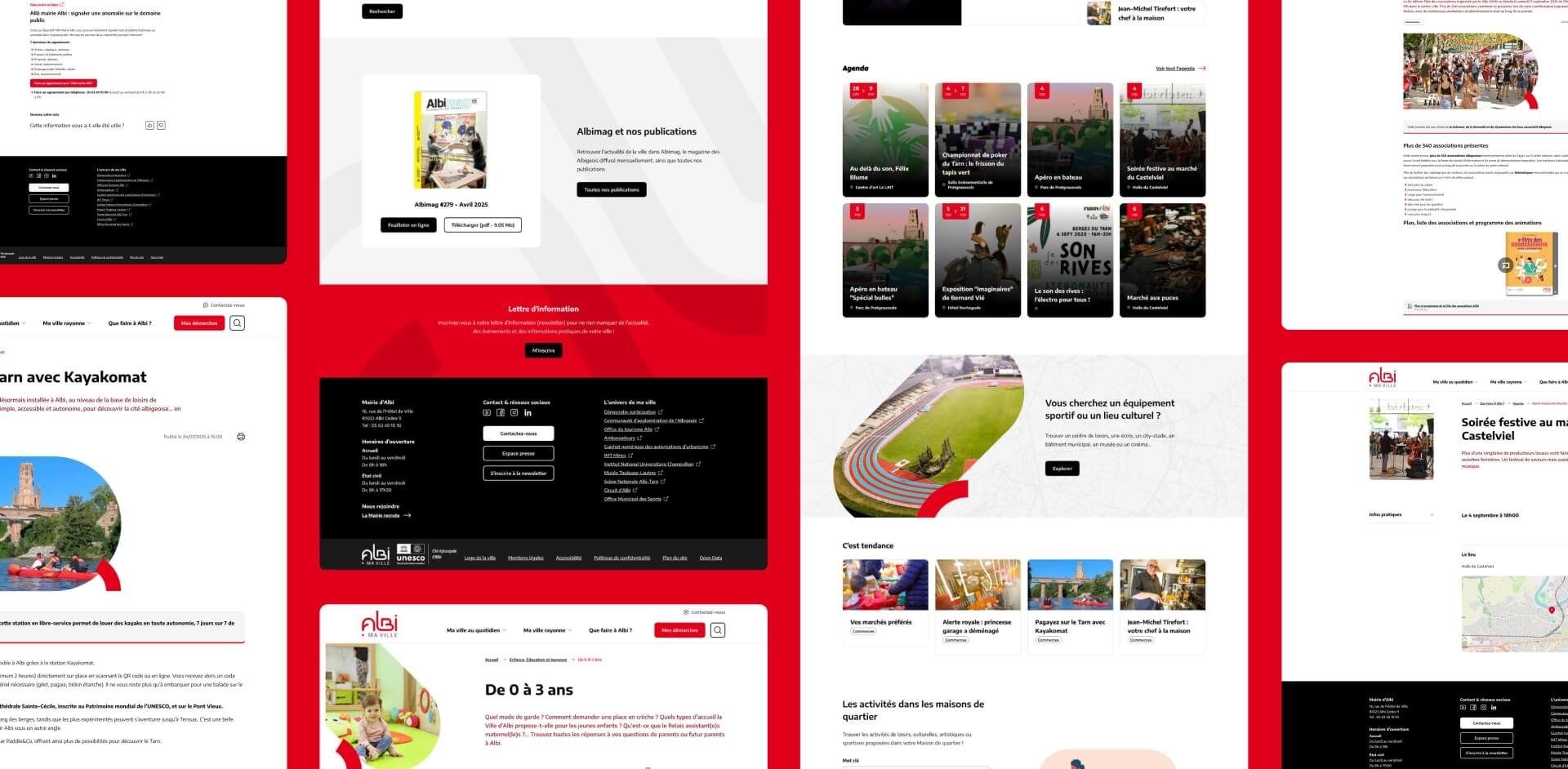 Exemples de pages Albi