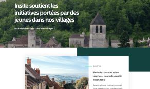 Page d'accueil Insite