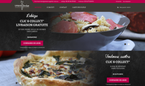 Page d'accueil d'Urban Garden Café