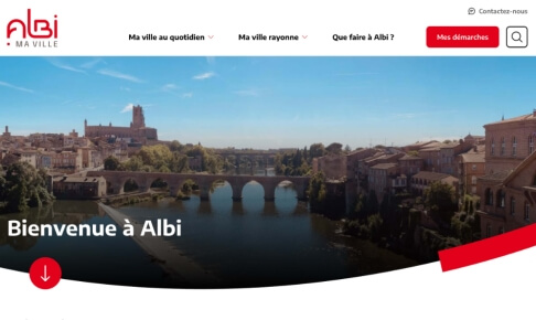 screenshot site ville Albi